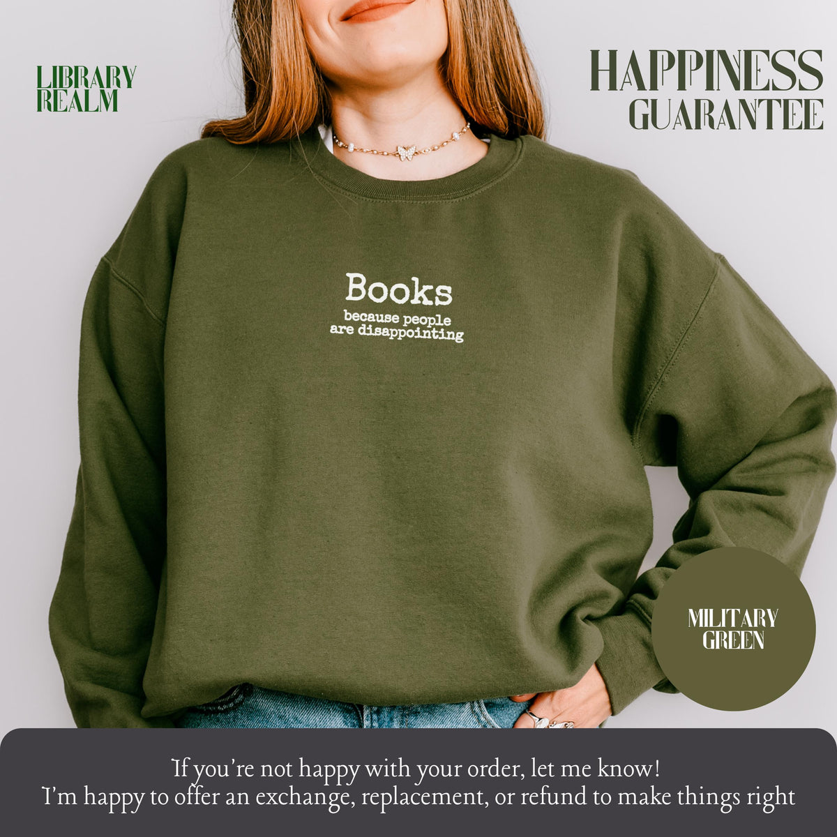 Books Because People Are Disappointing Shirt – Funny Reader Gift