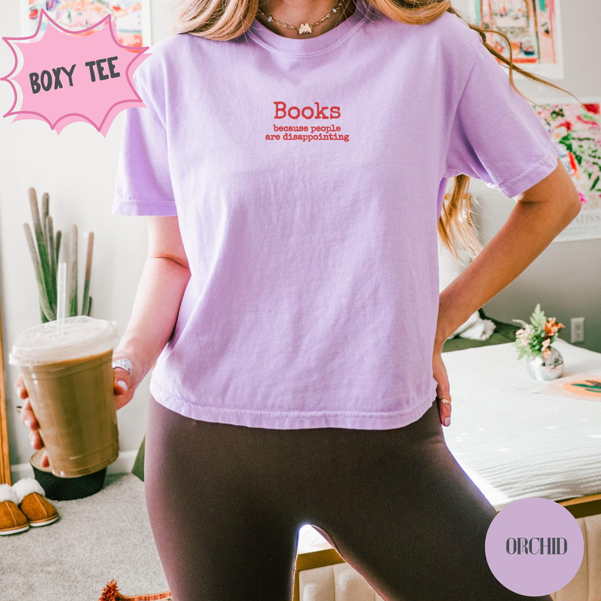 Books Because People Are Disappointing Shirt – Funny Reader Gift