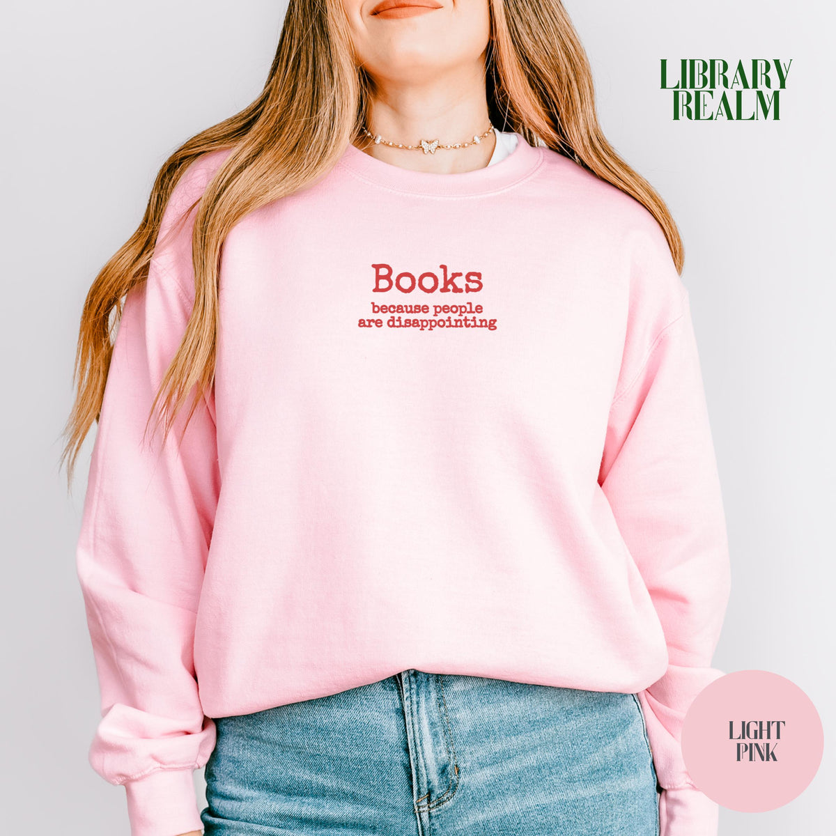 Books Because People Are Disappointing Shirt – Funny Reader Gift